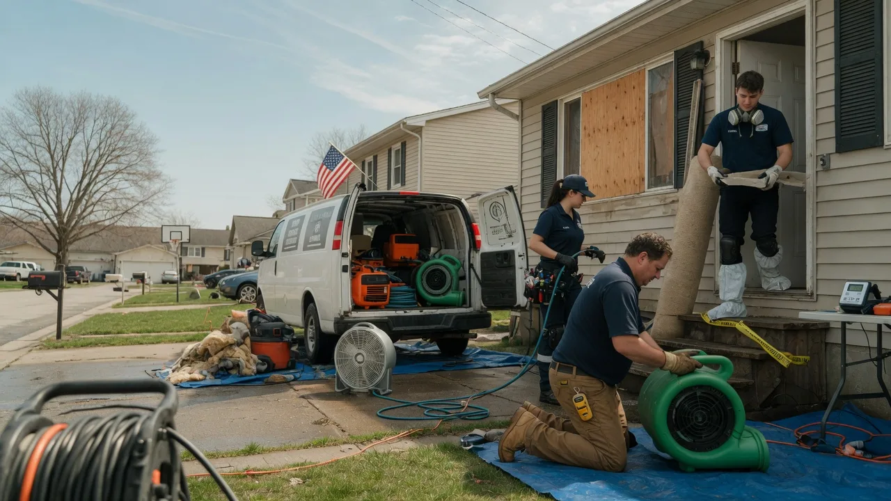 Water Damage Restoration in Asbury, IA near me